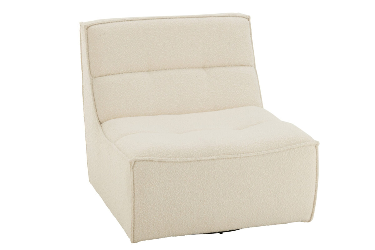 Fauteuil Dooltena beige metaal