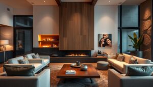 Haardontwerp woonkamer