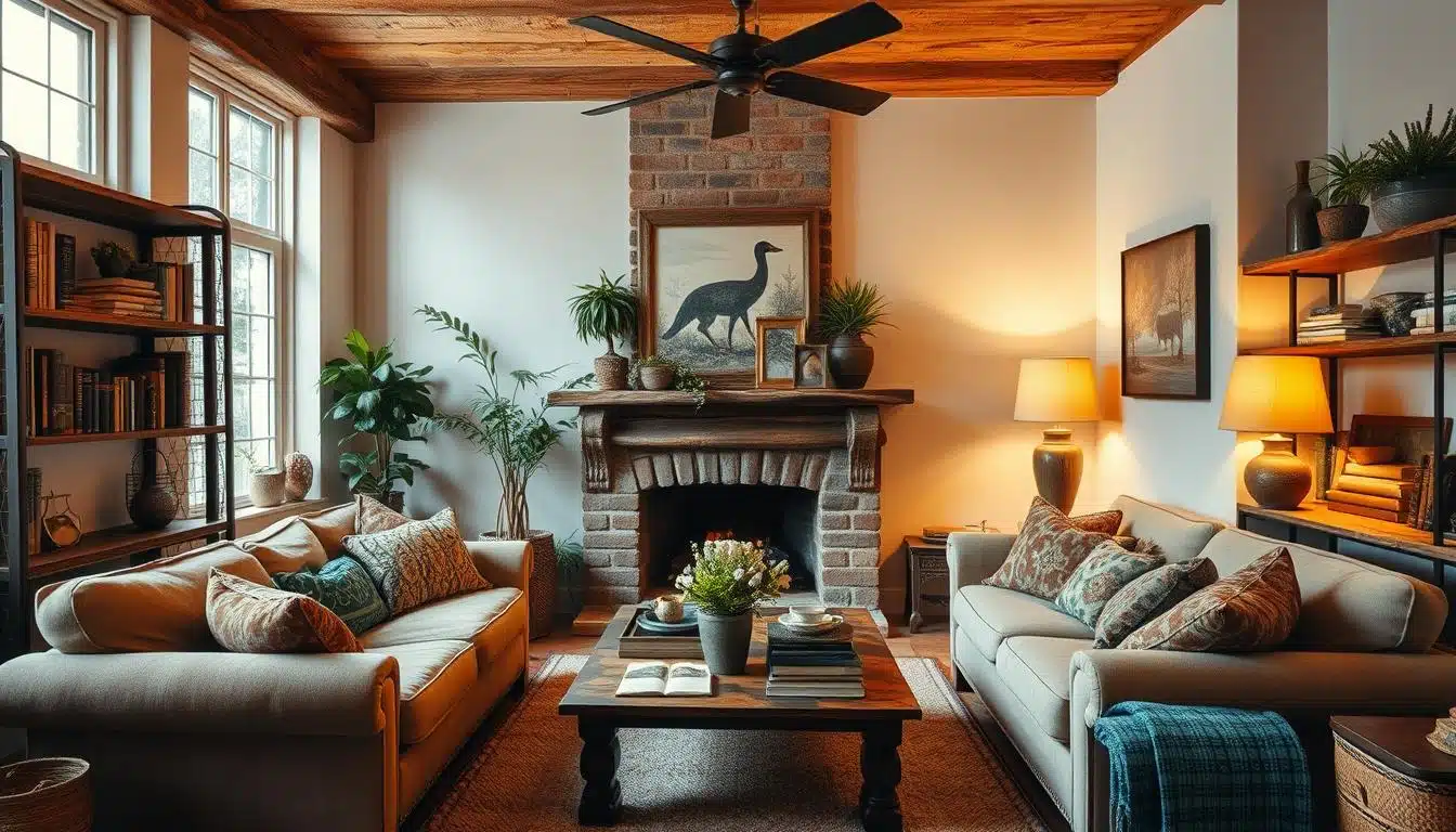landelijk interieur