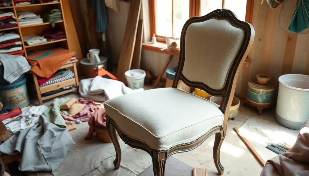 bekleden van stoelen