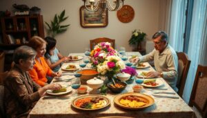 eettafels familie feestjes