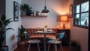 kleine eetruimtes eettafel