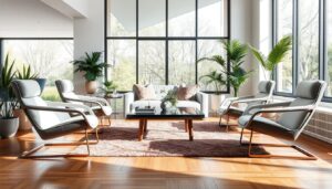 stoelen zonder poten