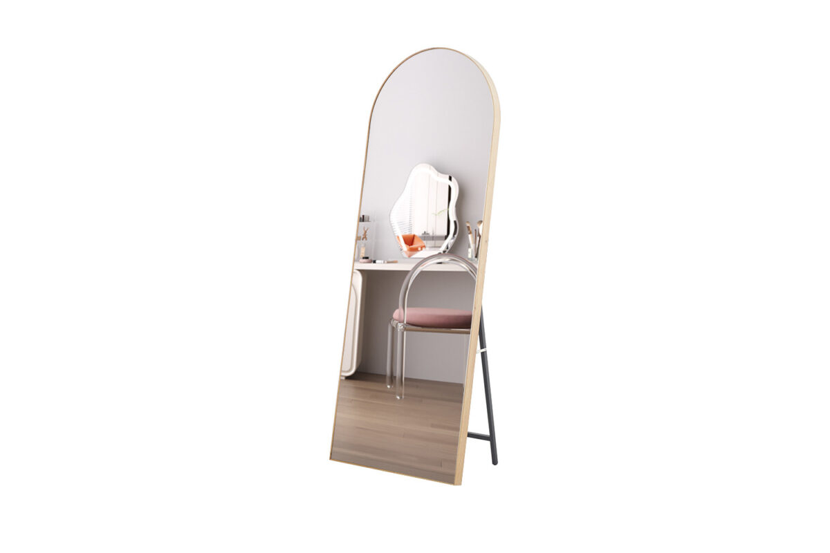 Passpiegel Valletta Boog 160x60 oude eik Japandi – foto 4