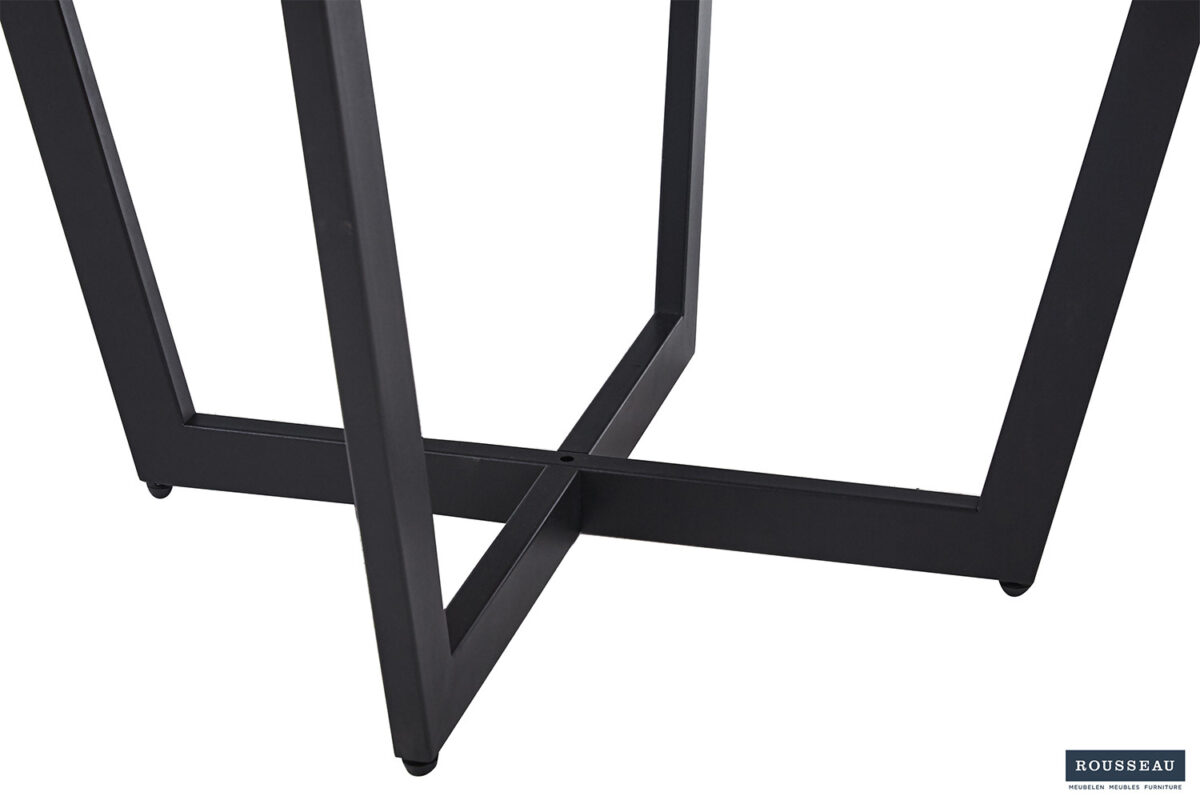 Salontafel Namen Rond 80 cm oude eik Industrieel – foto 6