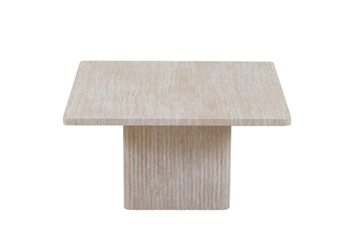 Salontafels Rimini Set van 2 travertinlook beige Japandi – foto 5