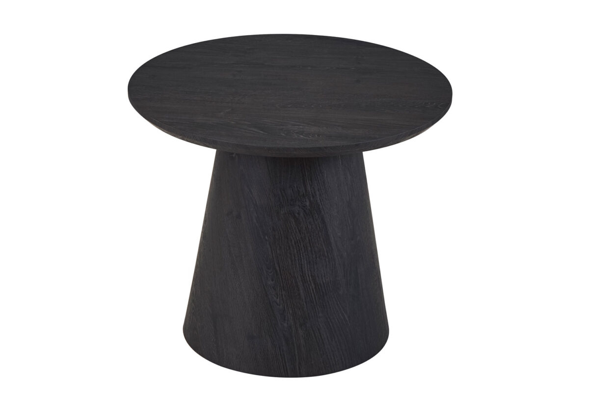Bijzettafel Delft Rond 60 cm donkerbruin Scandinavisch – foto 5