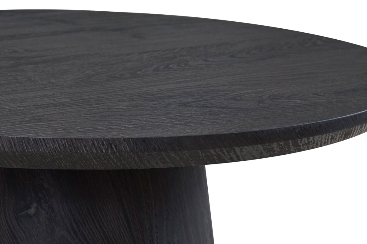 Bijzettafel Delft Rond 60 cm donkerbruin Scandinavisch – foto 6