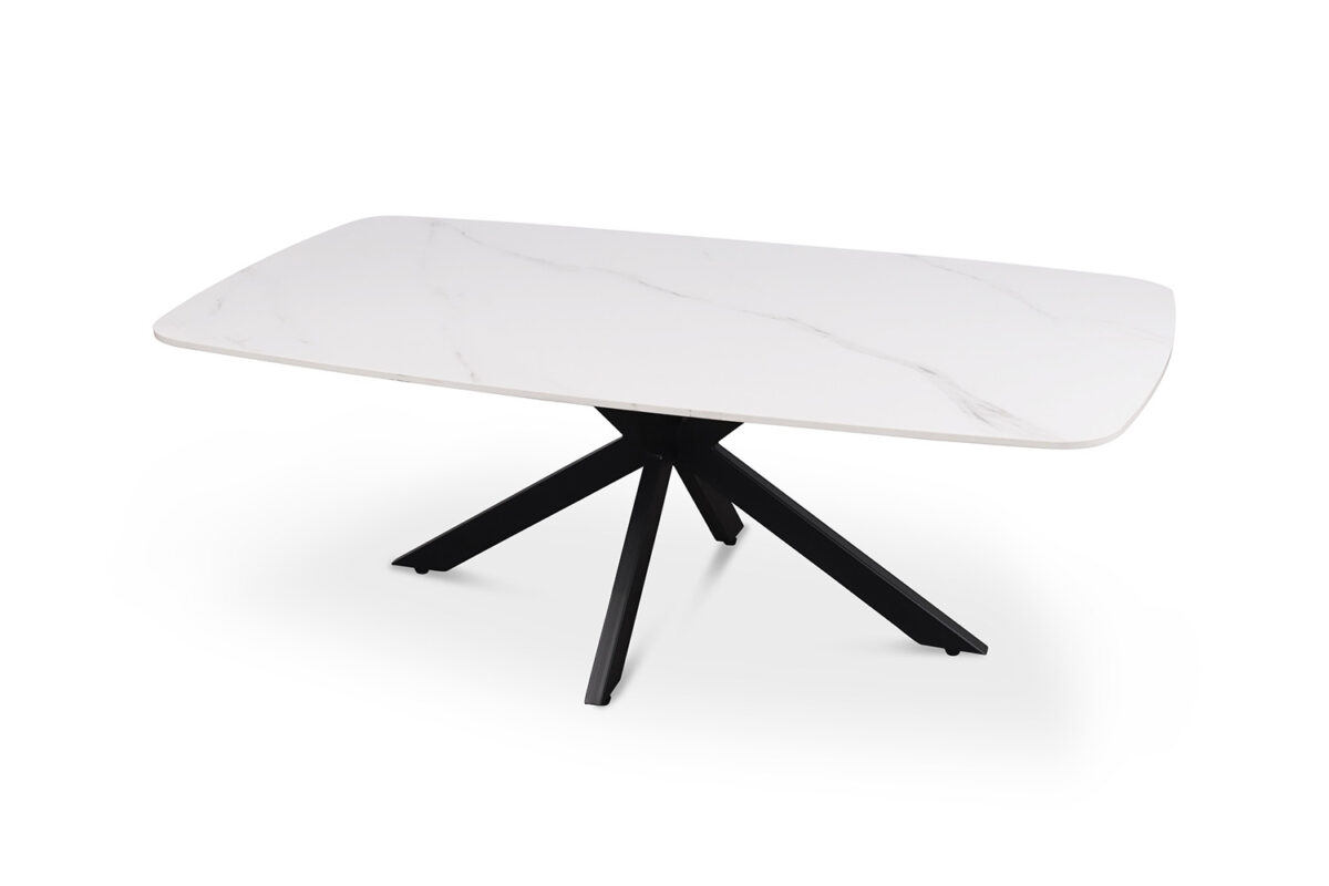 Salontafel Firenze Deens ovaal 130 cm steen wit Industrieel – foto 4