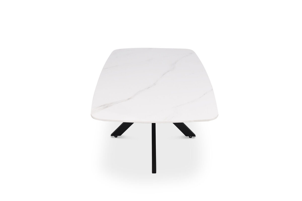 Salontafel Firenze Deens ovaal 130 cm steen wit Industrieel – foto 5