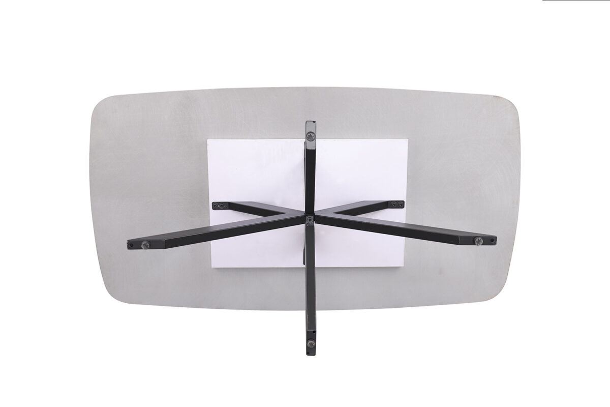 Salontafel Firenze Deens ovaal 130 cm steen grijs Industrieel – foto 8