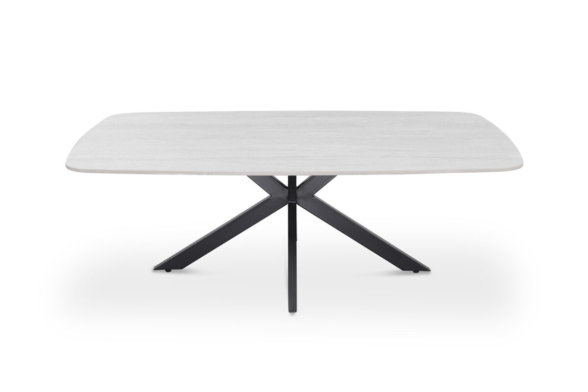 Salontafel Firenze Deens ovaal 130 cm steen barok grijs – foto 3