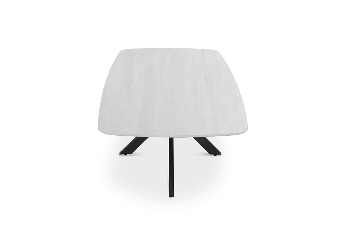 Salontafel Firenze Deens ovaal 130 cm steen barok grijs – foto 5
