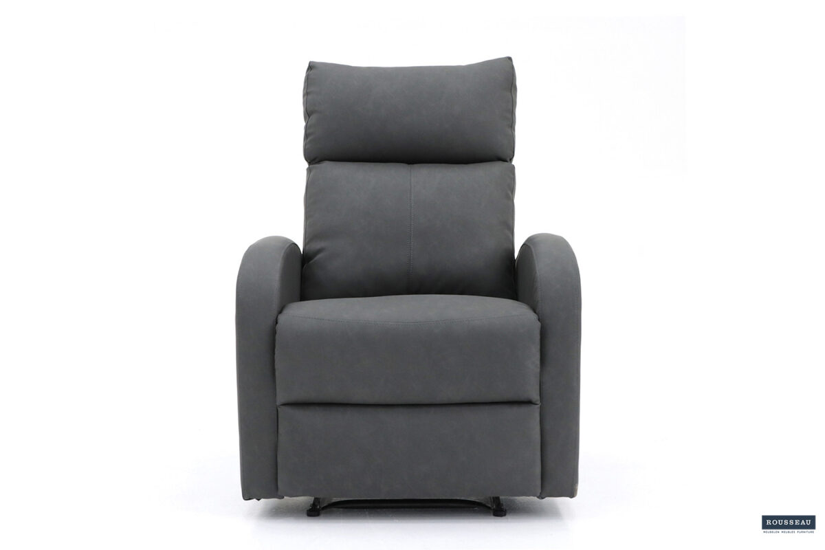 Relaxfauteuil Dijon Verstelbaar zwart kunstleer – foto 2