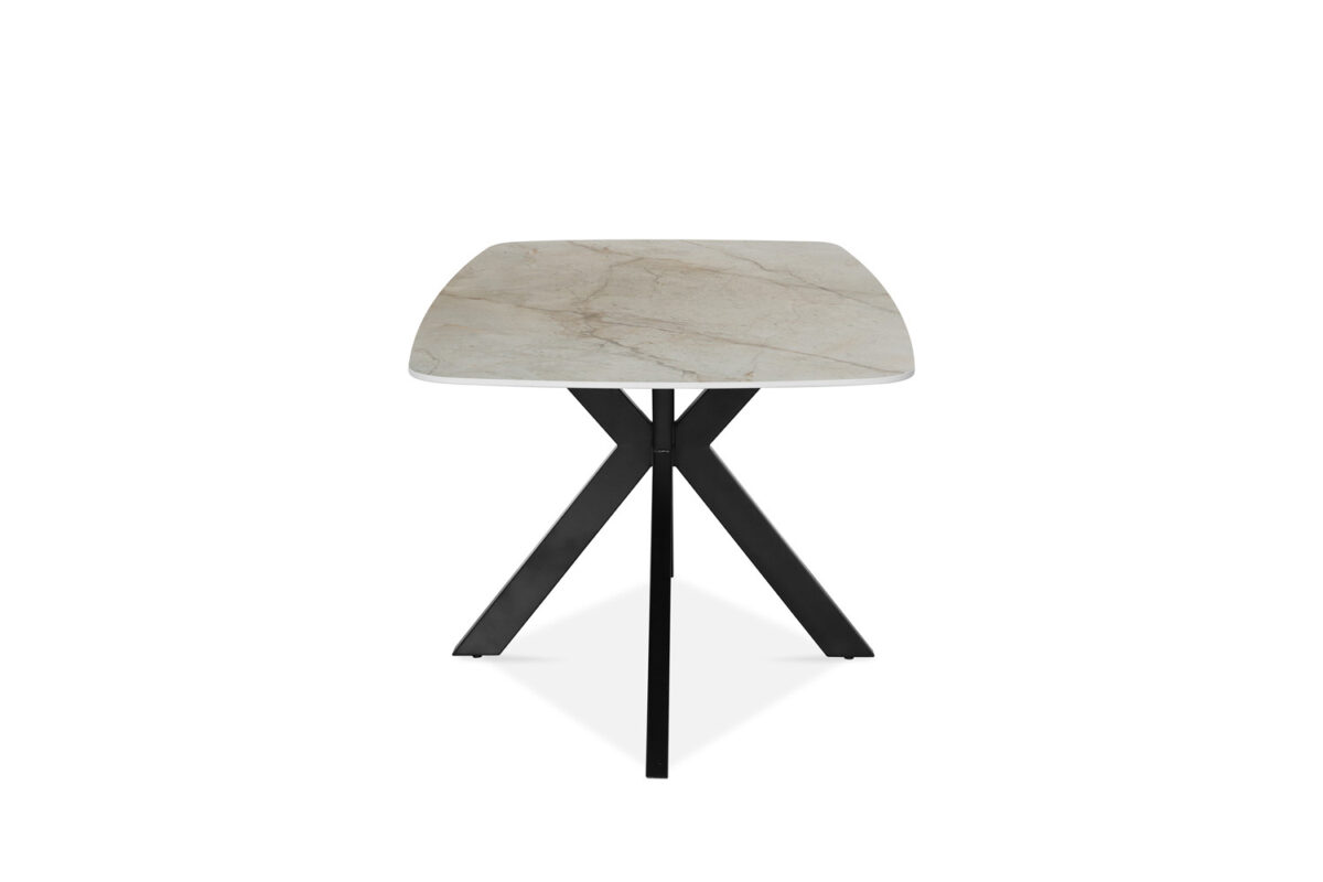Eettafel Firenze Deens ovaal 180 cm steen beige Industrieel – foto 6