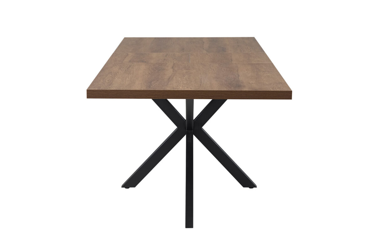 Uitschuifbare eettafel Santorini 160-200 cm donkerbruin – foto 11
