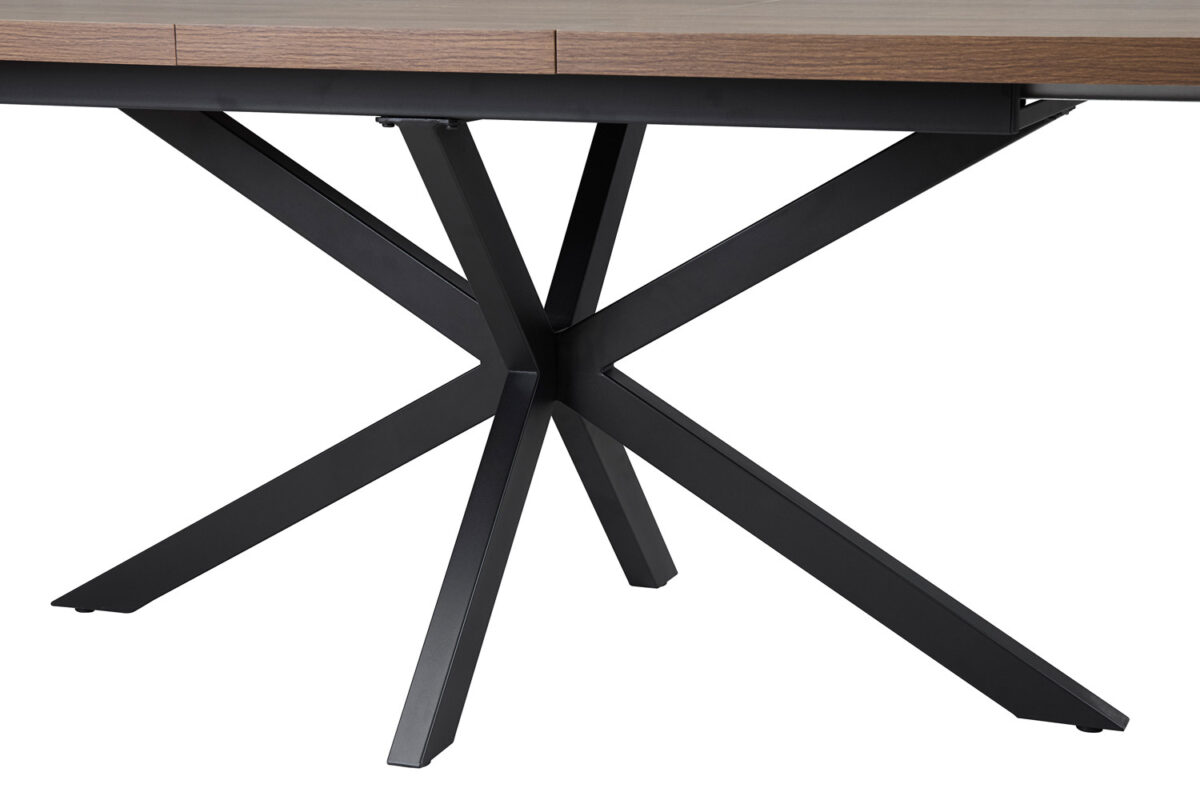 Uitschuifbare eettafel Santorini 160-200 cm donkerbruin – foto 13