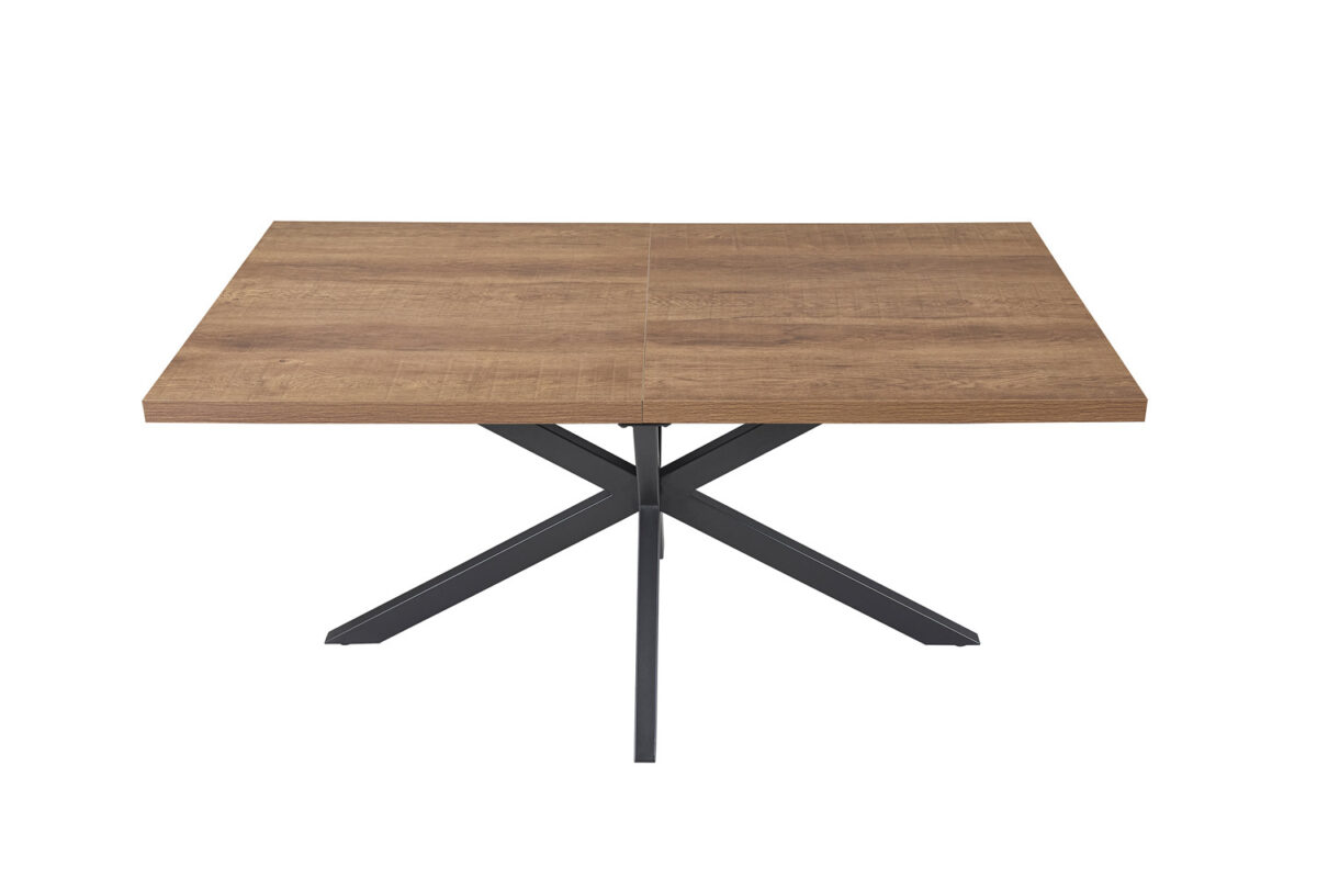Uitschuifbare eettafel Santorini 160-200 cm donkerbruin – foto 7