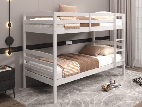 Stapelbed Kopenhagen 90x200 splitsbaar wit Scandinavisch