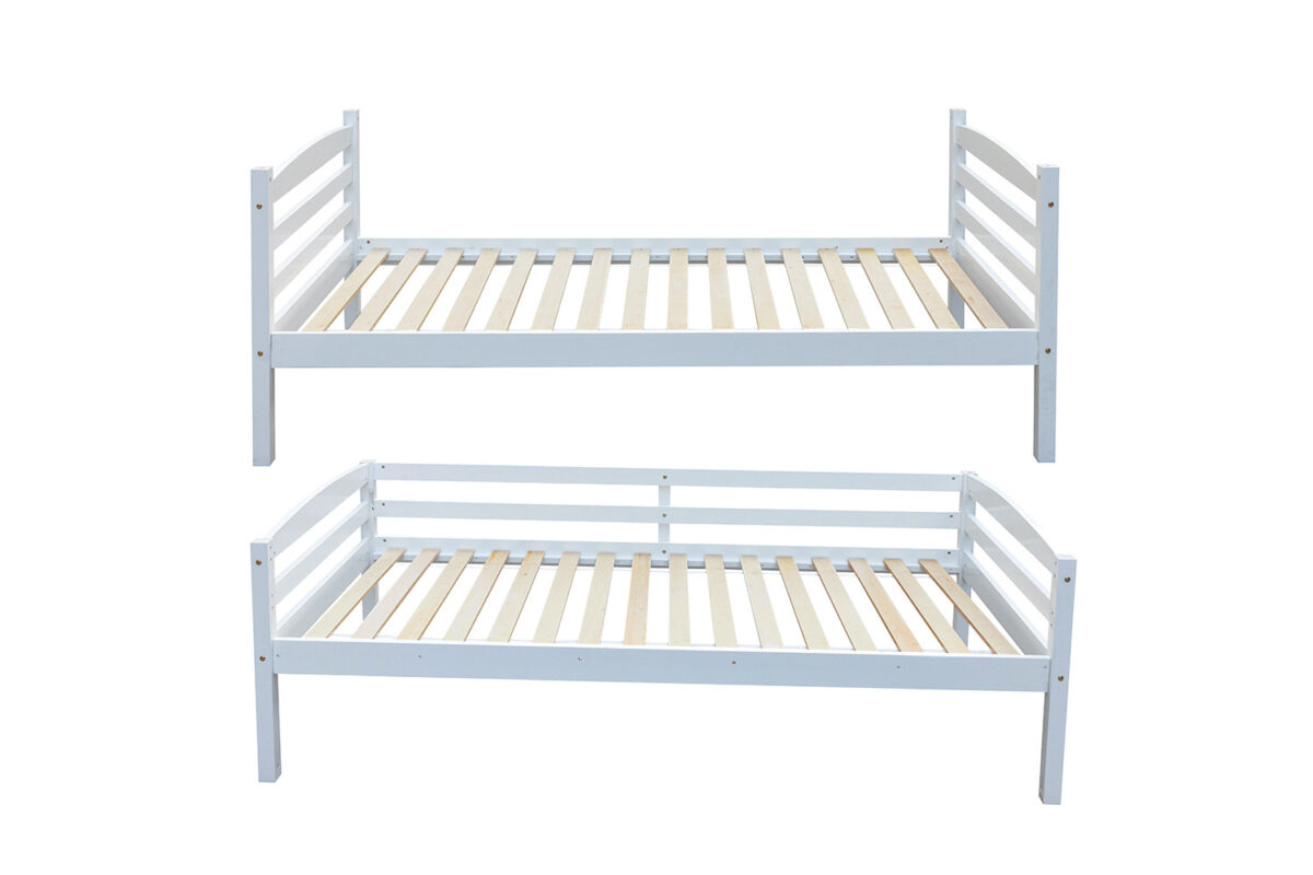 Stapelbed Kopenhagen 90x200 splitsbaar wit Scandinavisch – foto 5