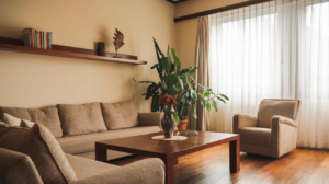 Warme woonkamer inspiratie