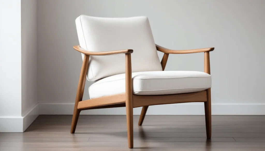 Onderhoud van leren stoelen.