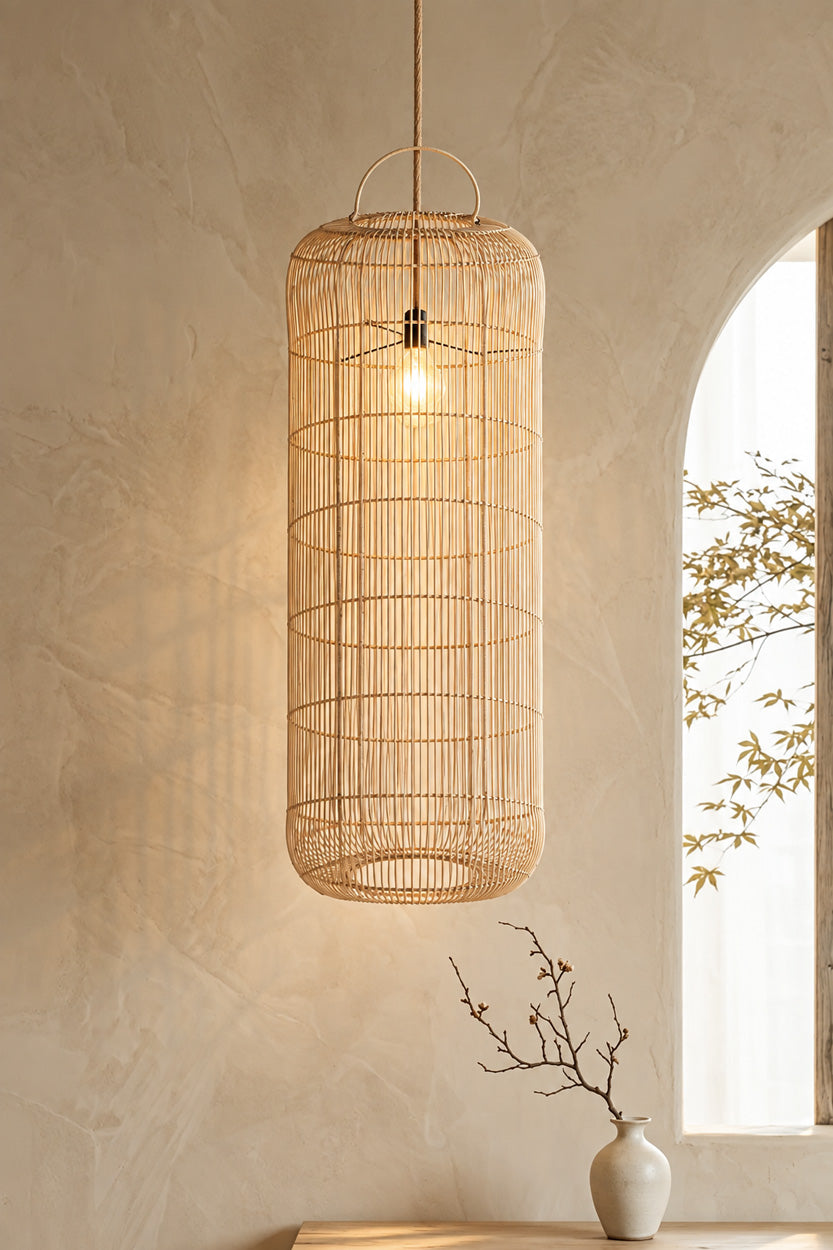 Hanglamp Datino Naturel Rotan – foto 2