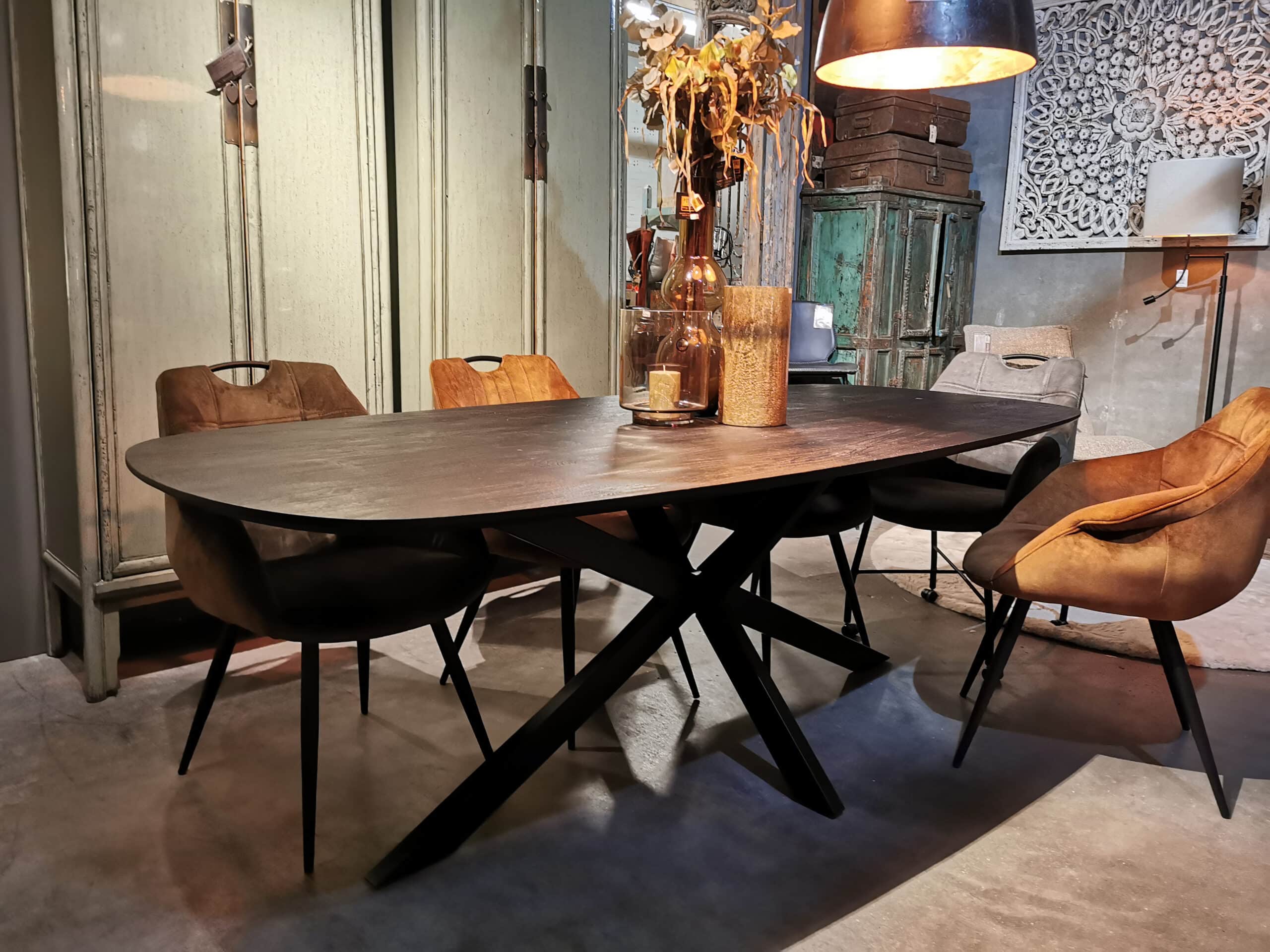 Zwarte eettafels