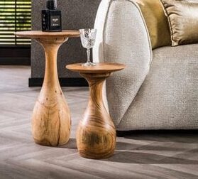 Houten bijzettafels