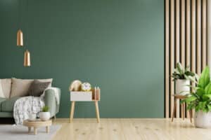 Scandinavisch interieur groen