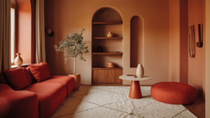 warme kleuren en een mooie ruimte