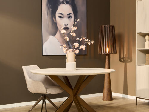 Eettafel Jorvilyra 0X0 0x0 cm eiken