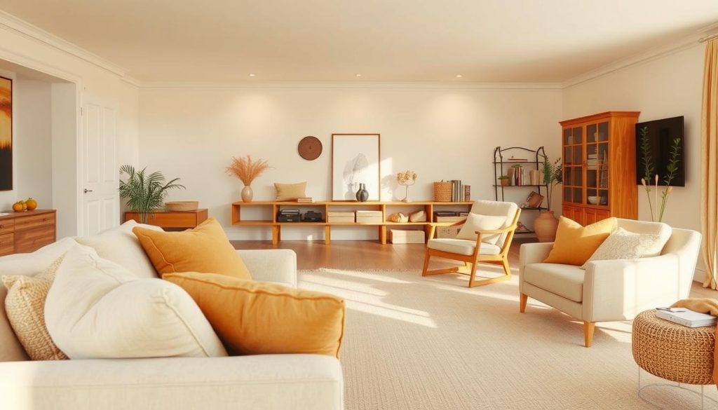 Beige interieur met verschillende tinten
