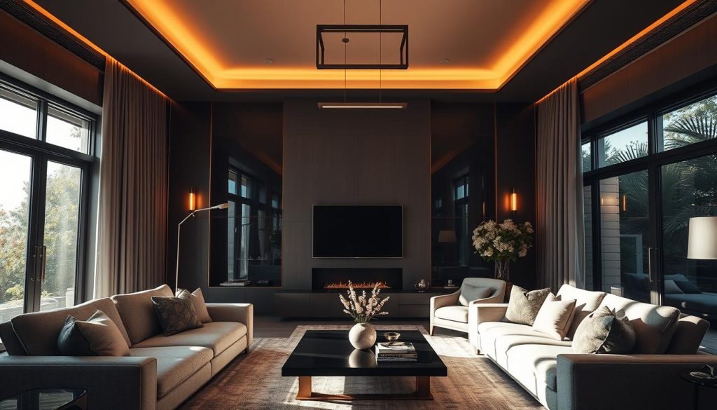 Verlichting in interieur