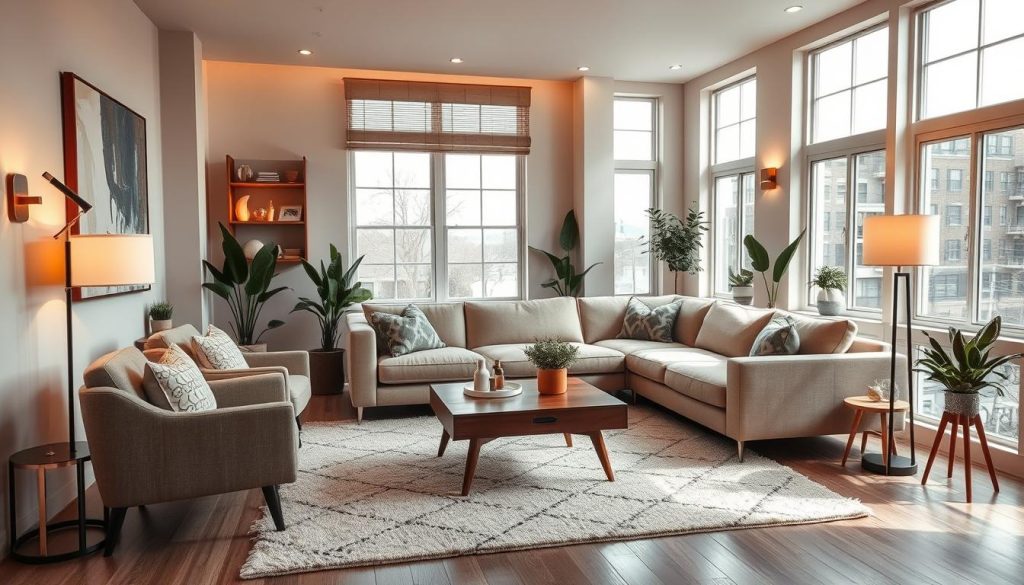 kleine woonkamer inrichten