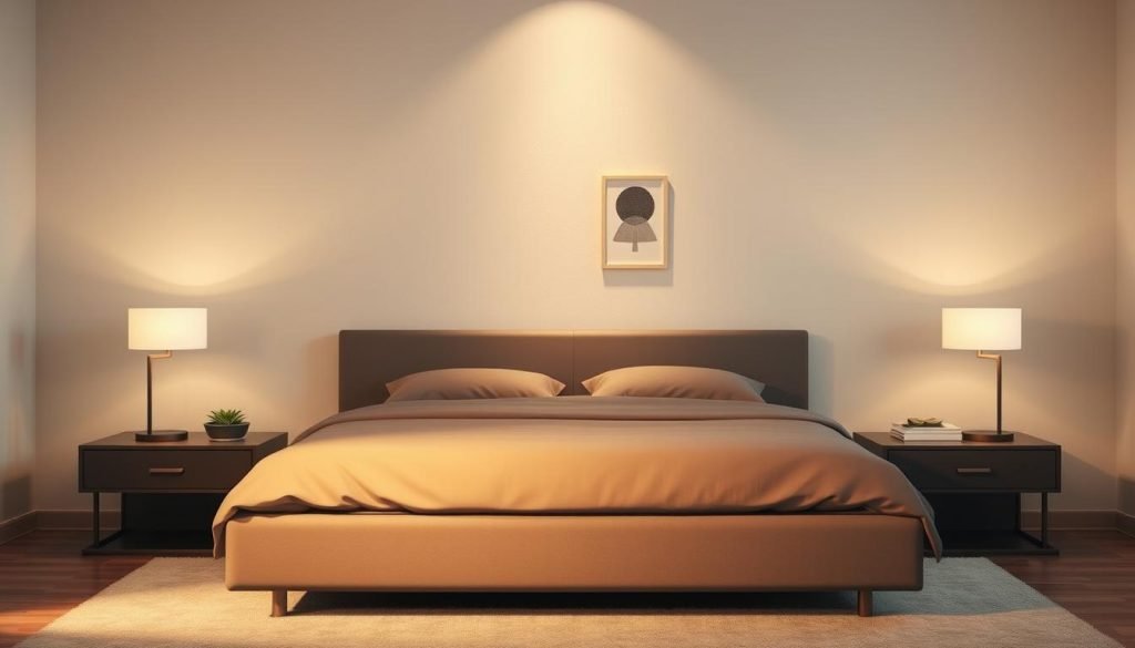moderne verlichting slaapkamer