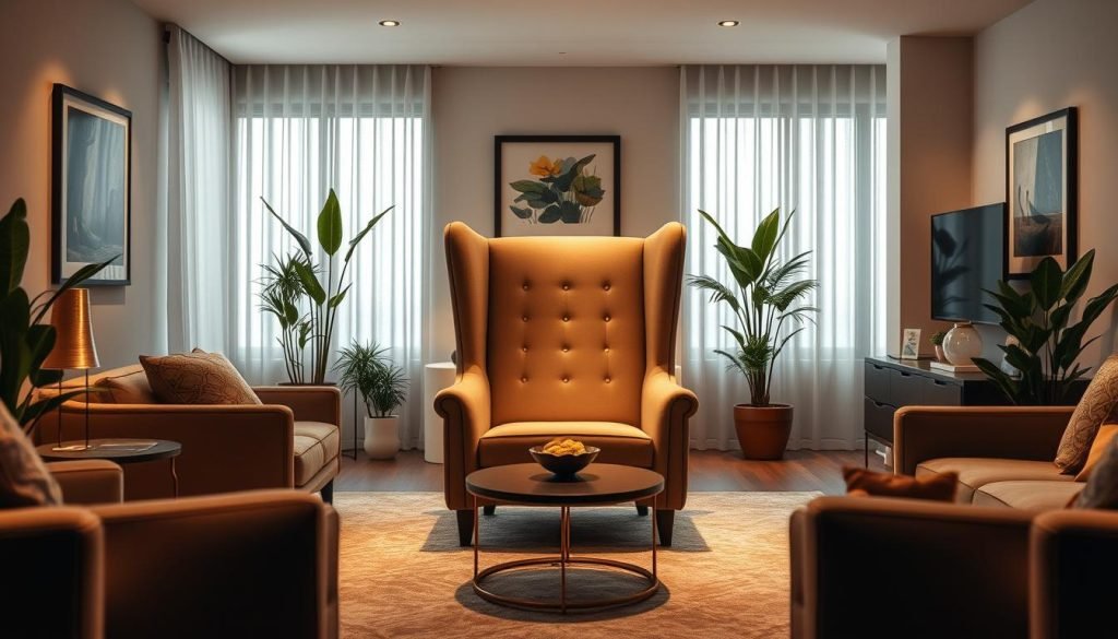 woonkamer fauteuil