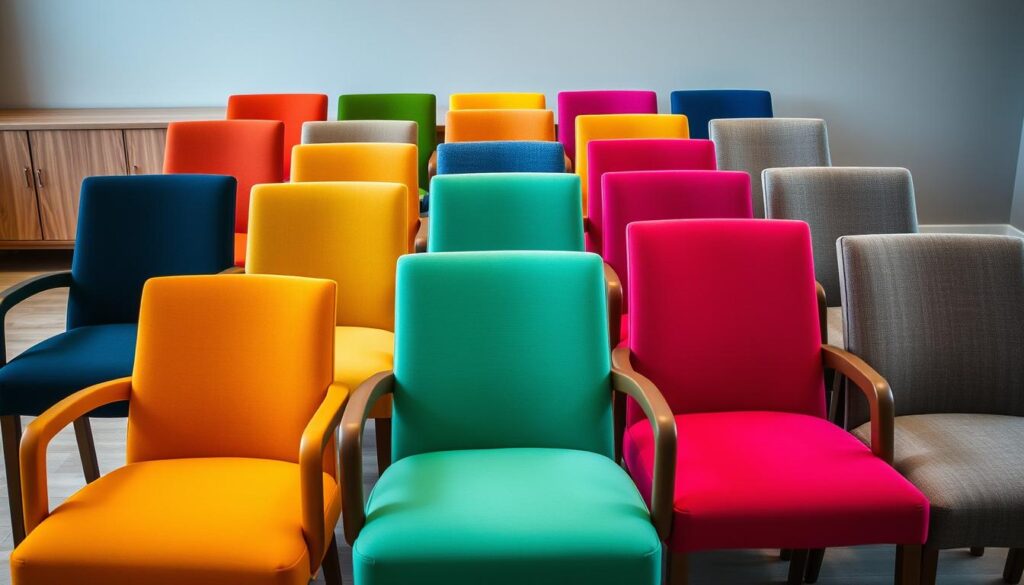 stoffen eetkamerstoelen