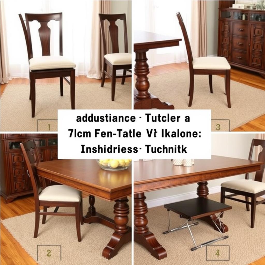 Aanpassingsmethoden voor stoelhoogte bij een eettafel van 78 cm Aanpassingsmethoden voor stoelhoogte bij een eettafel van 78 cm