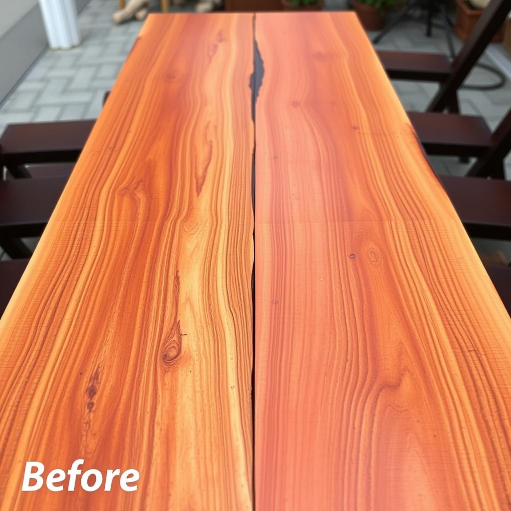 Acaciahouten tuintafel behandelen voor buitengebruik Acaciahouten tuintafel behandelen voor buitengebruik