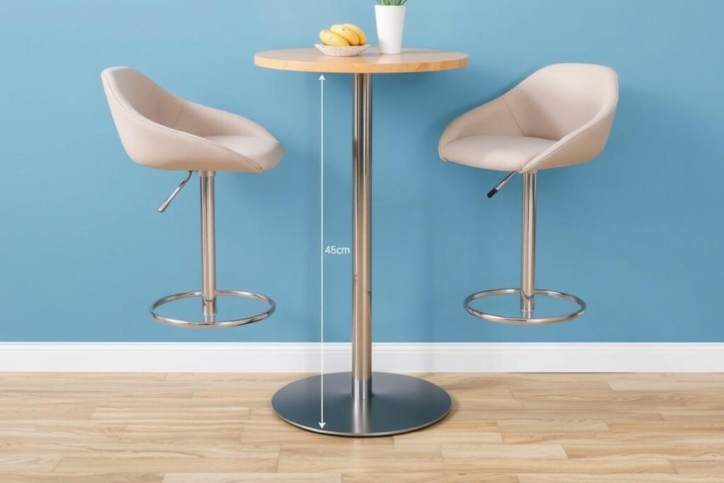 Barkruk voor een hoge tafel van 78 cm Barkruk voor een hoge tafel van 78 cm