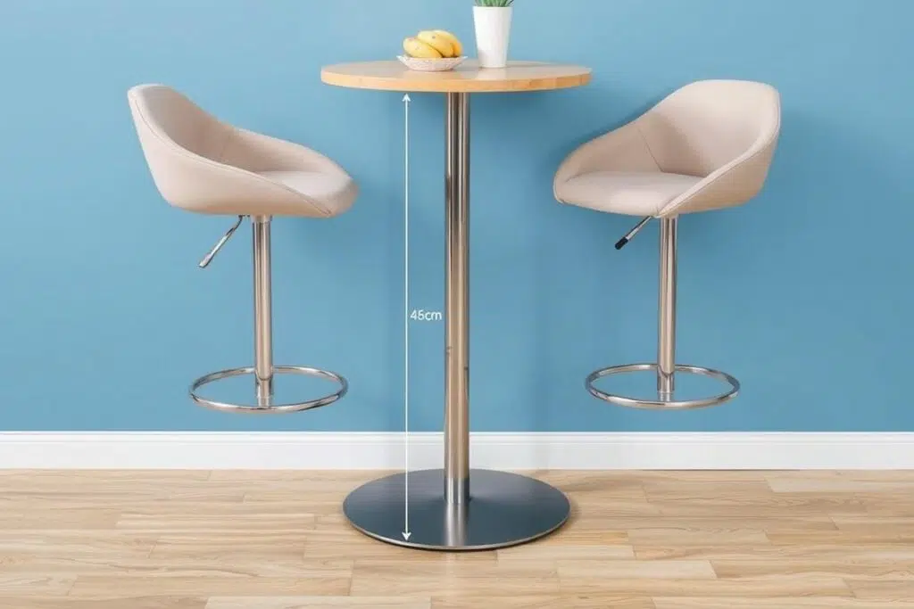 Barkruk voor een hoge tafel van 78 cm Barkruk voor een hoge tafel van 78 cm