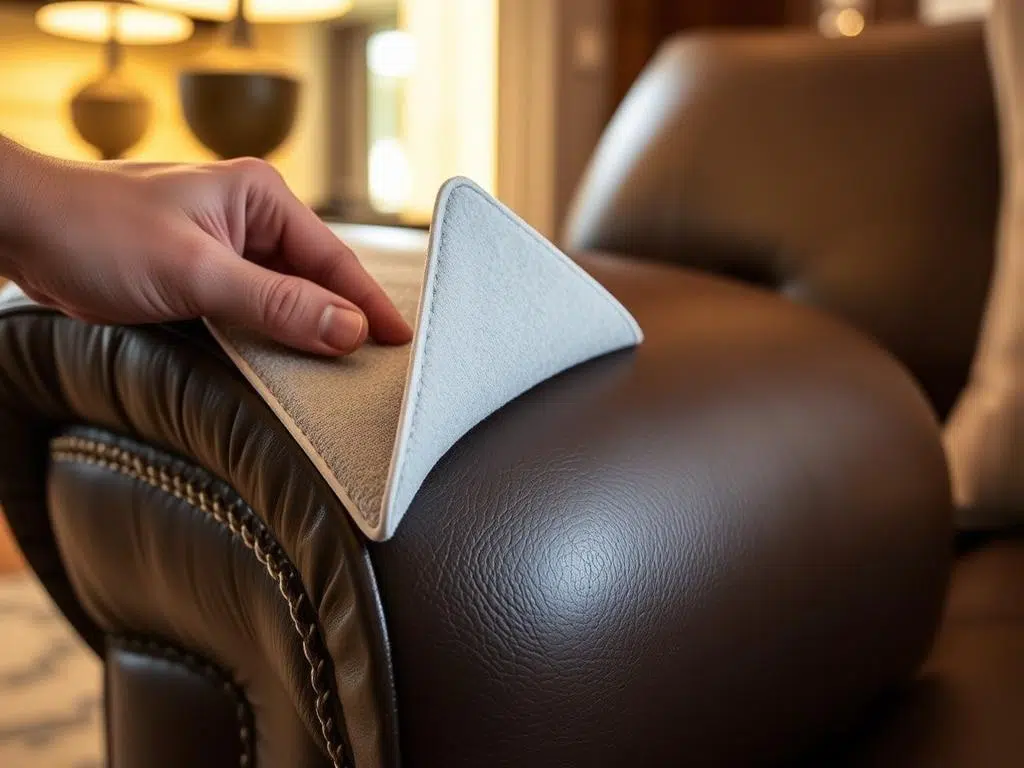 Bescherming tegen krassen op leren stoelen Bescherming tegen krassen op leren stoelen
