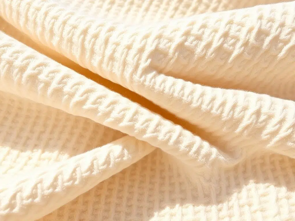 Bouclé stof met karakteristieke lusjes die lijkt op teddy maar met unieke textuur Bouclé stof met karakteristieke lusjes die lijkt op teddy maar met unieke textuur
