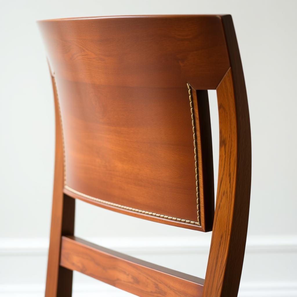 Carver stoel met hoge rugleuning en decoratieve details Carver stoel met hoge rugleuning en decoratieve details