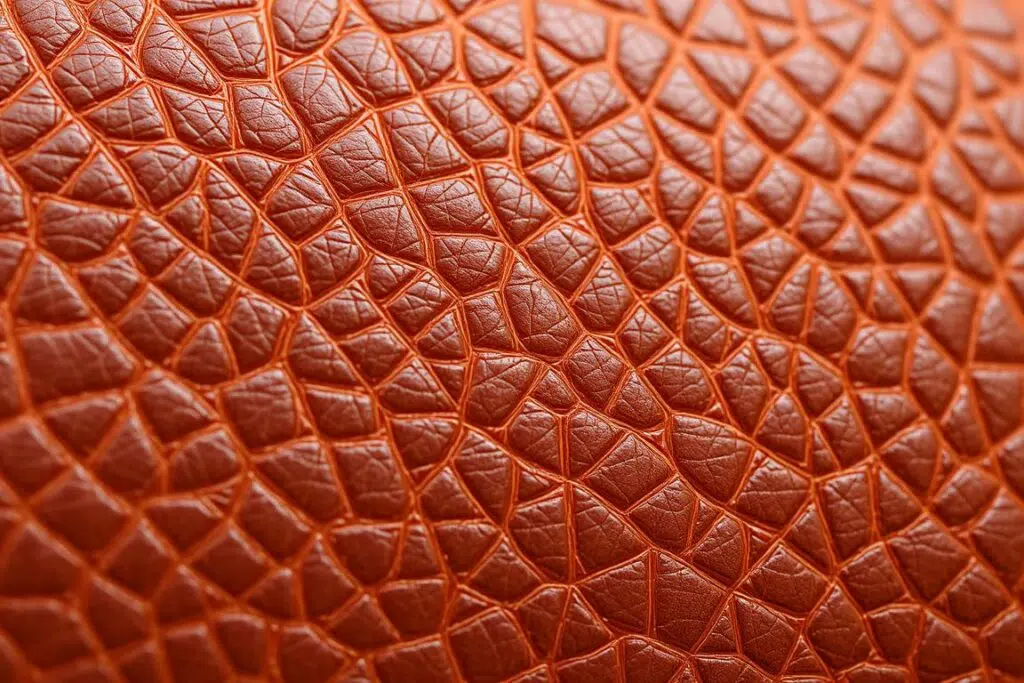 Close-up van de textuur en nerf van kwaliteitsleer voor een echte leren stoel Close-up van de textuur en nerf van kwaliteitsleer voor een echte leren stoel