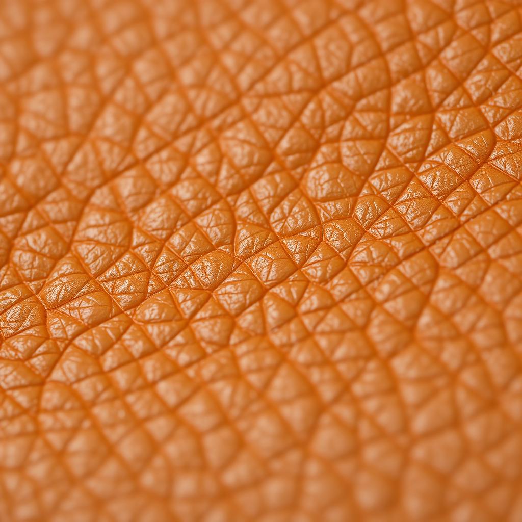 Close-up van semi-aniline leer textuur Close-up van semi-aniline leer textuur
