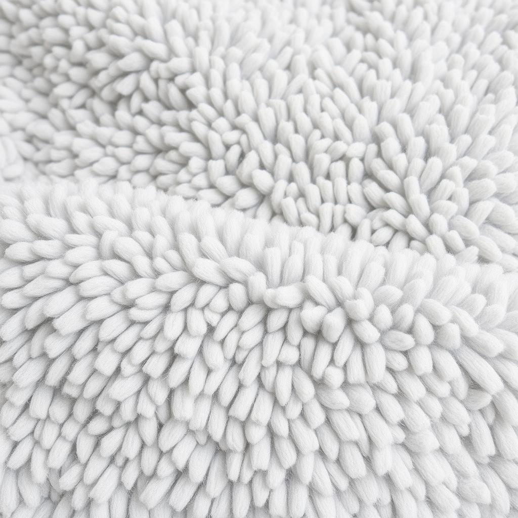 Close-up van teddy fleece stof met kenmerkende structuur Close-up van teddy fleece stof met kenmerkende structuur