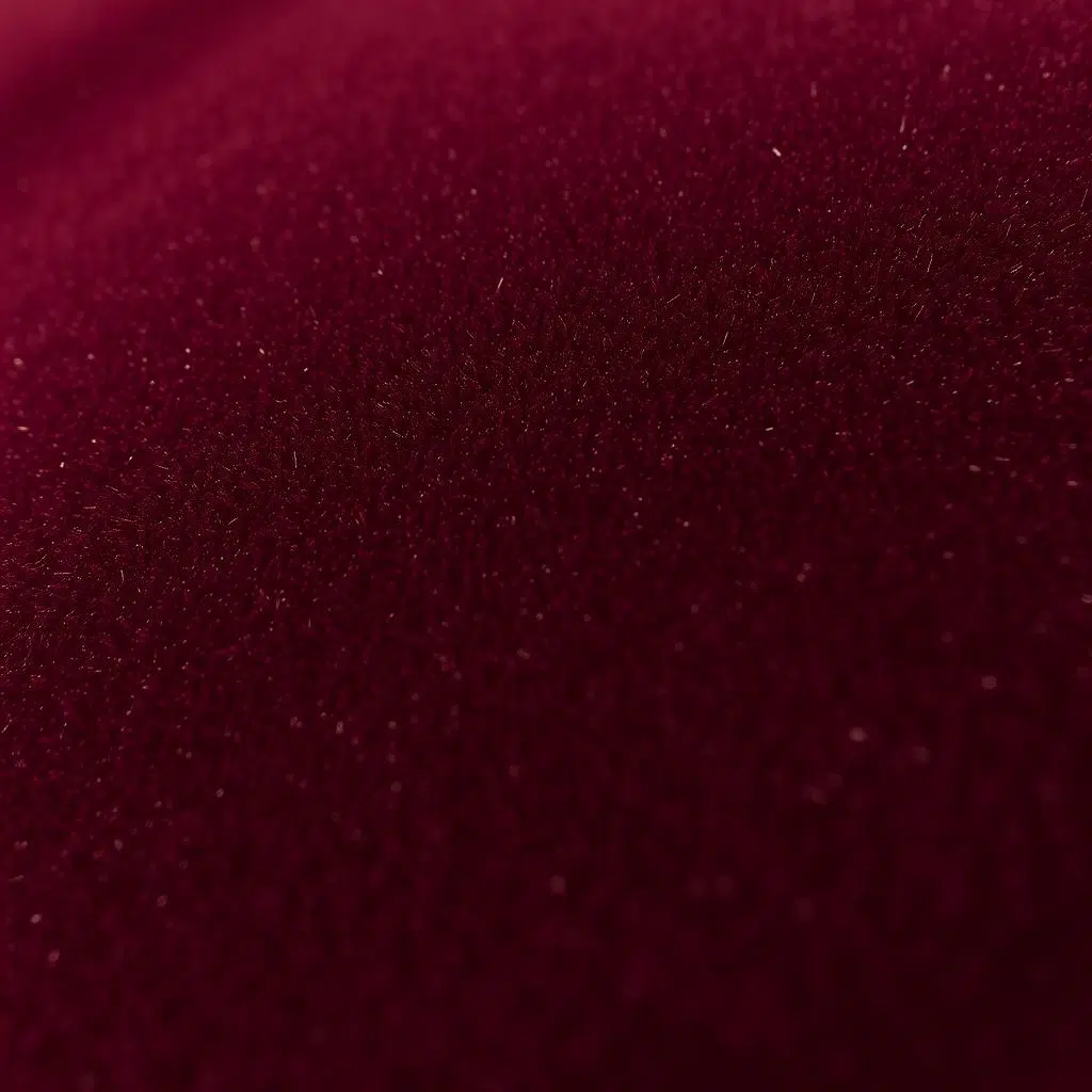 Close-up van velvet textuur met zichtbare pool en glans Close-up van velvet textuur met zichtbare pool en glans