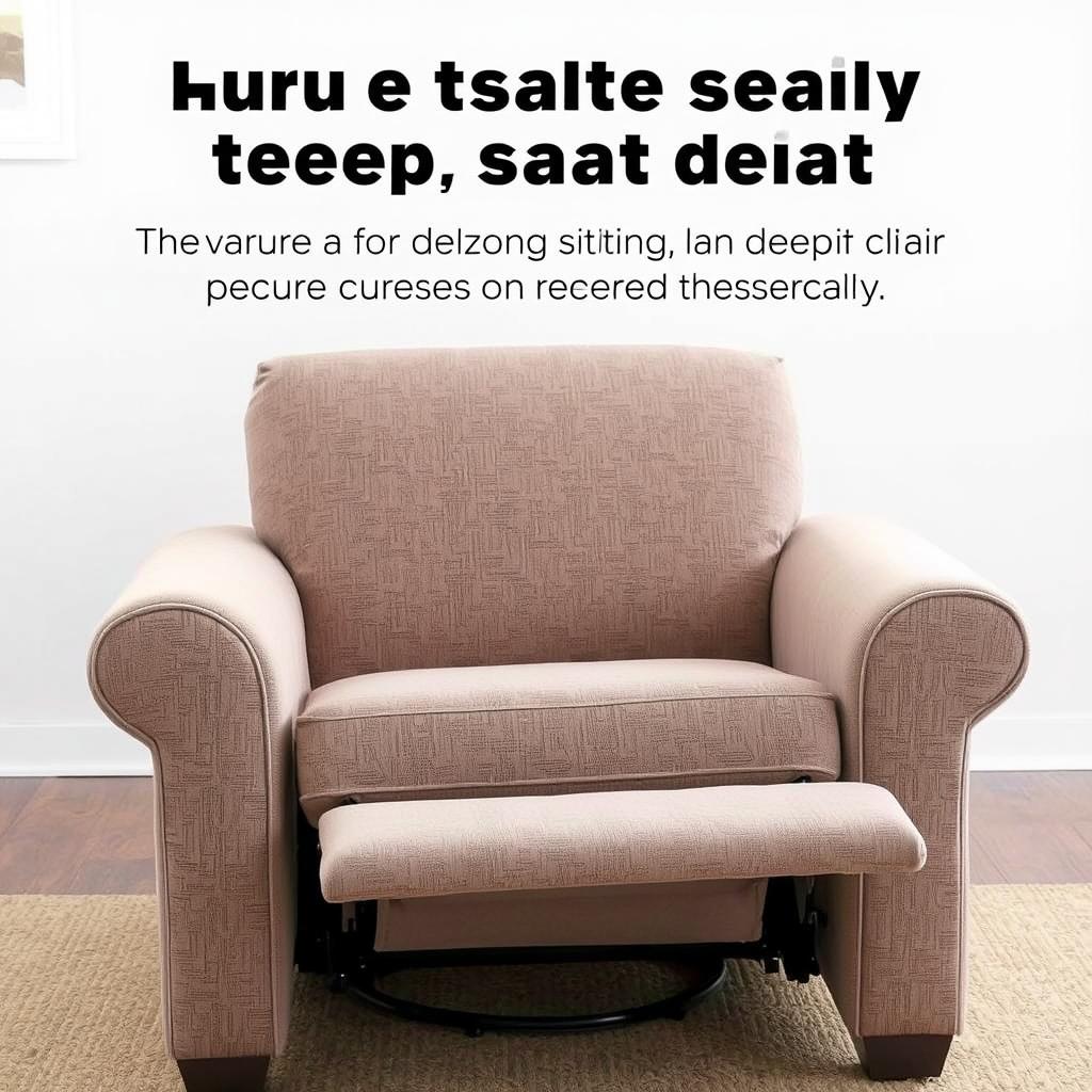 Comfortabele loungestoel voor ontspanning Comfortabele loungestoel voor ontspanning